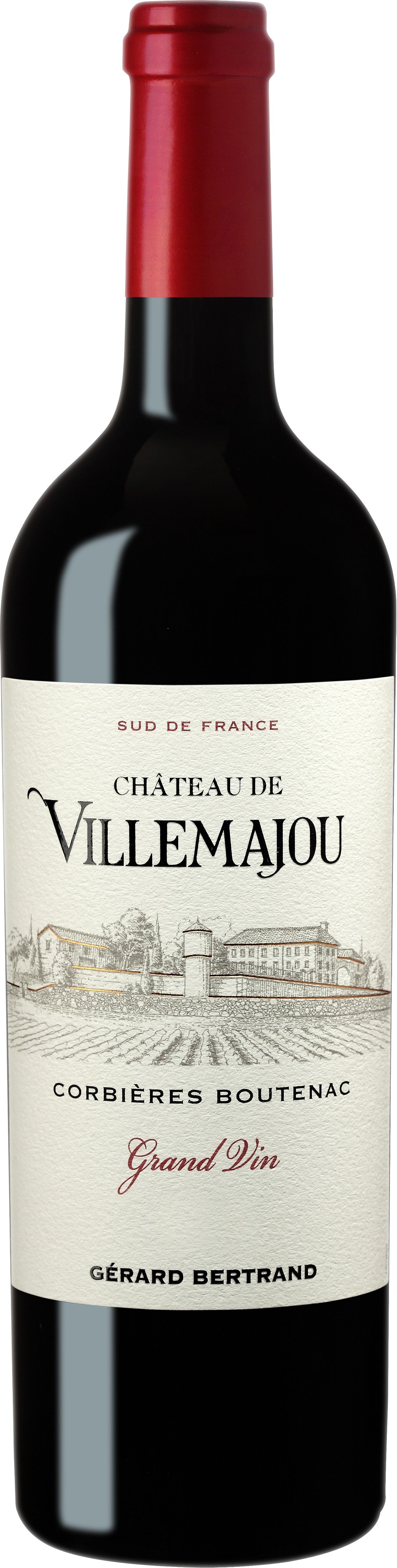 CHATEAU DE VILLEMAJOU GRAND VIN - Rosso - 75cl - Maison Gérard Bertrand - Domaine de Villemajou - Corbières