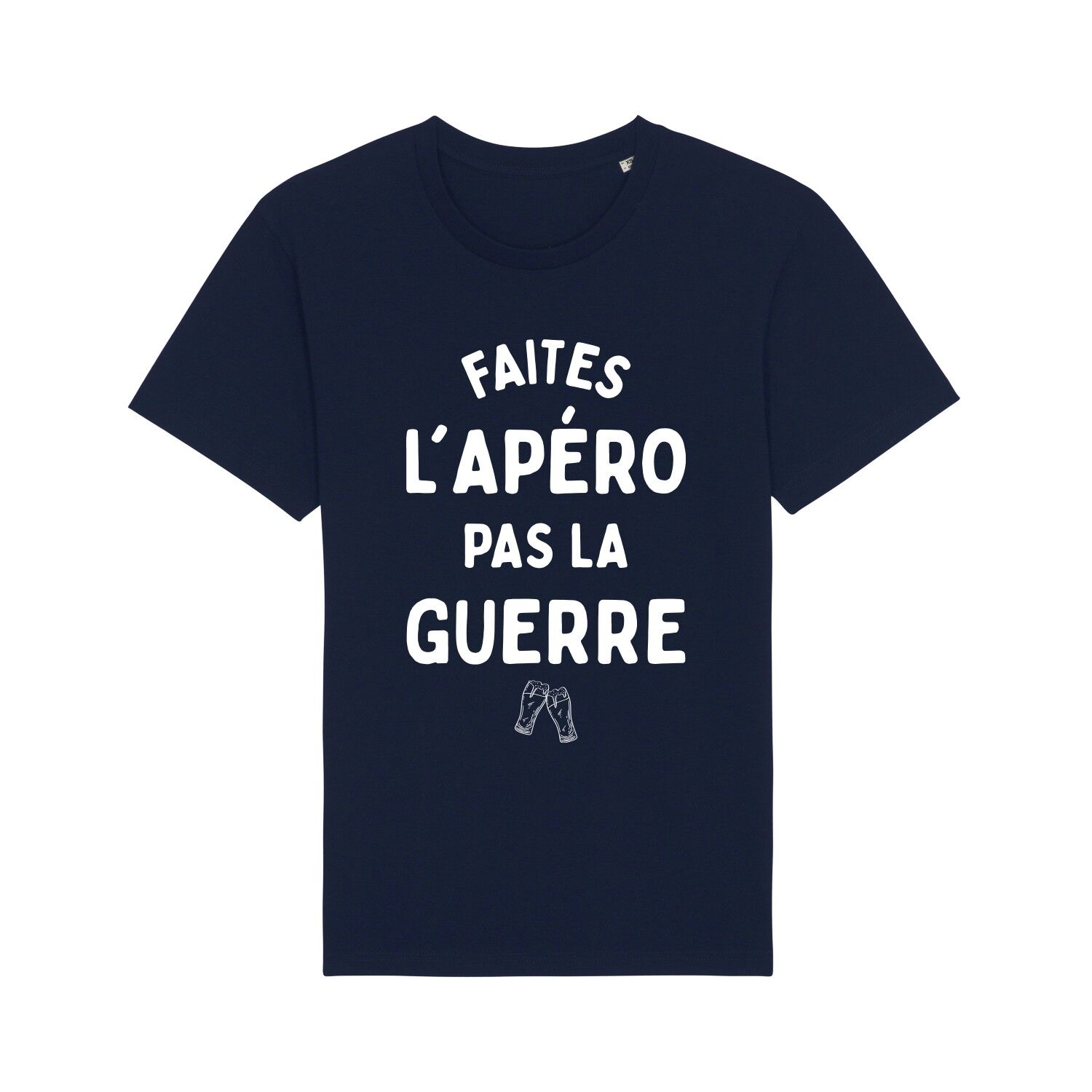TSHIRT NAVY HABEN APERO NICHT KRIEG