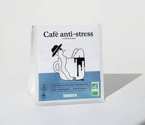 Café anti-stress : café et plante adaptogène ashwagandha 100% biologique