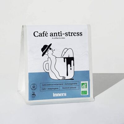 Anti-stress coffee: 100% organic coffee and adaptogenic plants