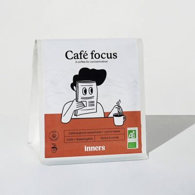 Café focus : café et lion's mane adaptogène 100% biologique