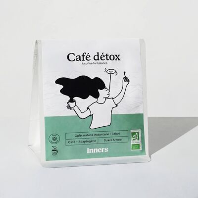 Café detox: café adaptogénico 100% orgánico y reishi