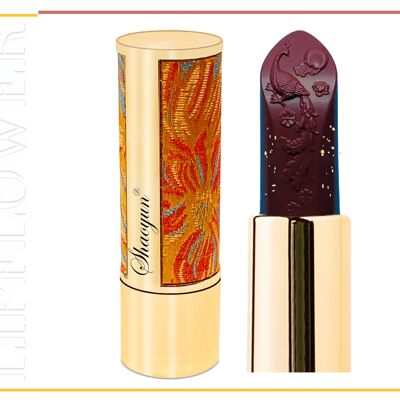 192 Peony Lip Flower Lipstick (24k Gold) Natural cosmetics without titanium dioxide