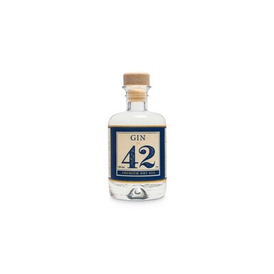 gin 42 | bouteille miniature | Premium Dry Gin 0.05l | 42 % vol