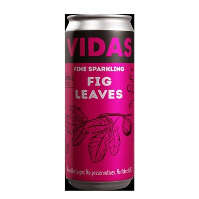 100% Natural Fine carbonated VIDAS Fig leaves, 250 ml