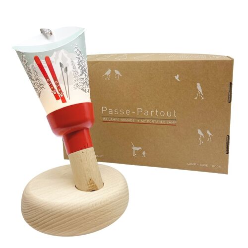 Coffret Lampe Nomade "Passe Partout" - SKI PASSION-ROUGE