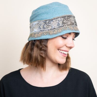 Cappello Ranja blu ghiaccio