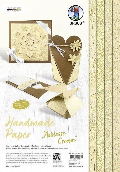 Handmade Paper "Noblesse Cream"