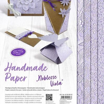 Handmade Paper "Noblesse Viola"