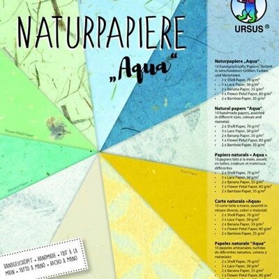 Natural paper "Aqua"