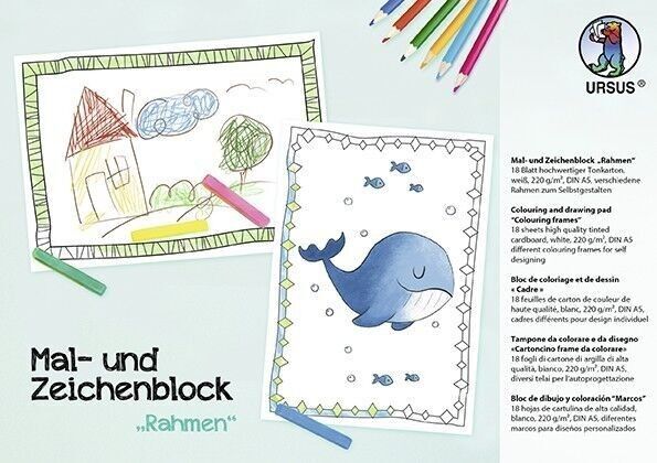 Quadro e blocco da disegno "Frame".