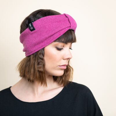 Headband Merino pink