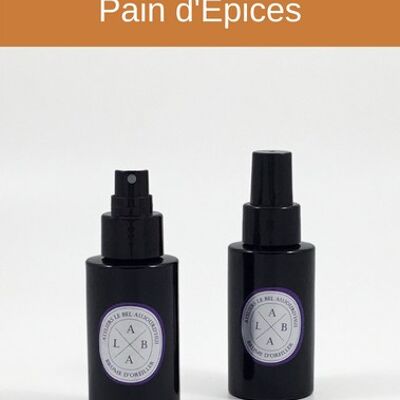 Spray d'ambiance rechargeable 100 ml - Parfum Pain d'Epices