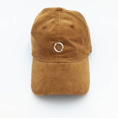 Mütze aus kamelfarbenem Cord