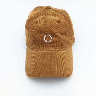 Camel corduroy cap