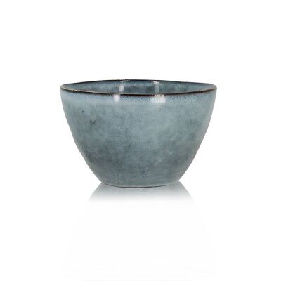 Aronal bowl 15cm in blue stoneware