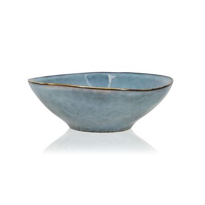 Aronal bowl 20cl in blue stoneware