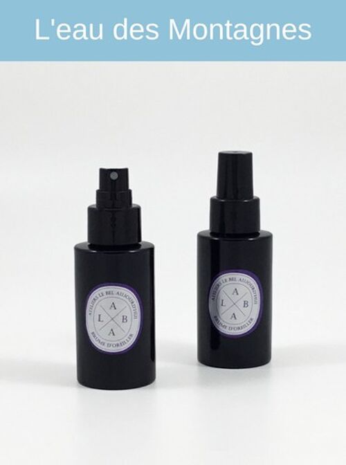 Spray d'ambiance rechargeable 100 ml - Parfum L'Eau des Montagnes