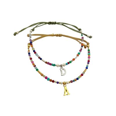 PULSERA MULTI LETRA