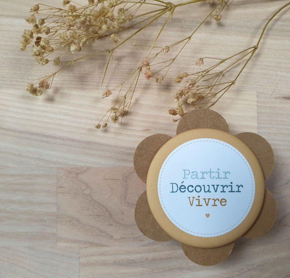 Magnete "Lascia/Scopri/Vivi"