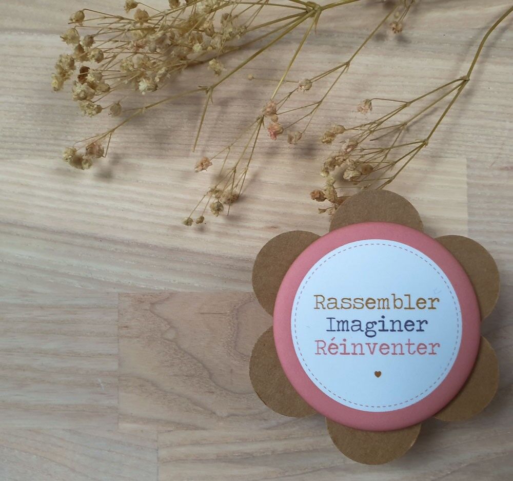 Magnet "Sammeln/Imaginieren/Neu erfinden"