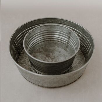 Boite métal ronde 30cm (UC = 6 pièces) 2