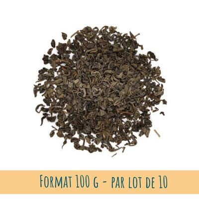 Organic Gunpowder green tea - 100g Bulk