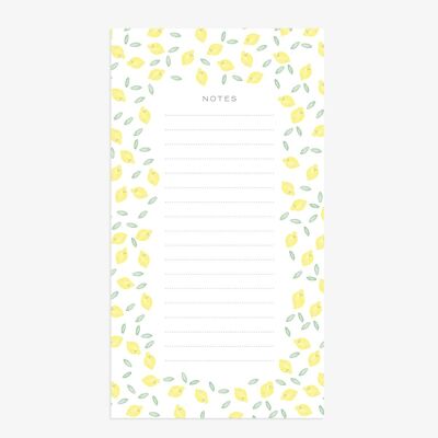 Bloc notes citron