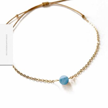 Bracelet lien Larimar