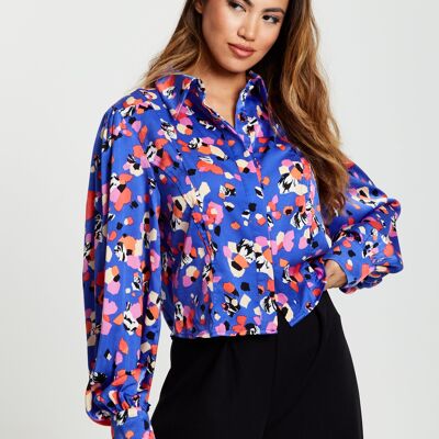 Liquorish Multicolour Abstract Dot Print Shirt