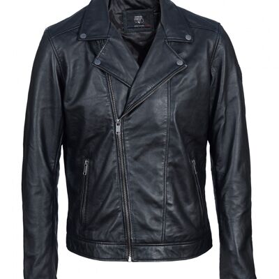 VAHAN perfecto-style leather jacket