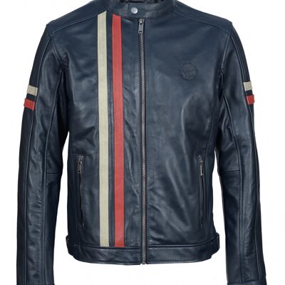 Genuine Leather Motorcycle Jacket VALTER