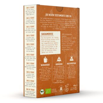 SACREMENT TEA - mélange de thé aux fruits bio curcuma-orange 3