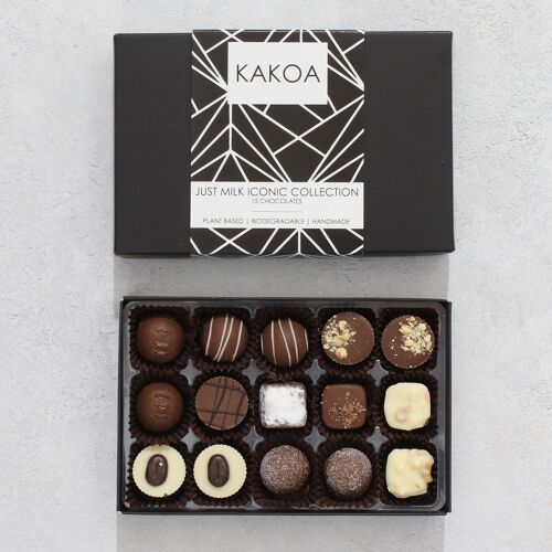 Vegan Iconic Just Milk - 15 Chocolate Collection