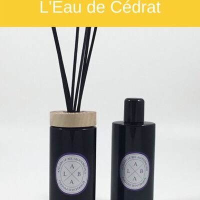 Diffuseur par Capillarité 200 ml - Parfum L'Eau de Cédrat