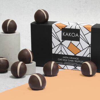 Végétalien Jaffa Orange - Boîte de 8 Chocolats 1