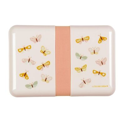 Caja de almuerzo de mariposas