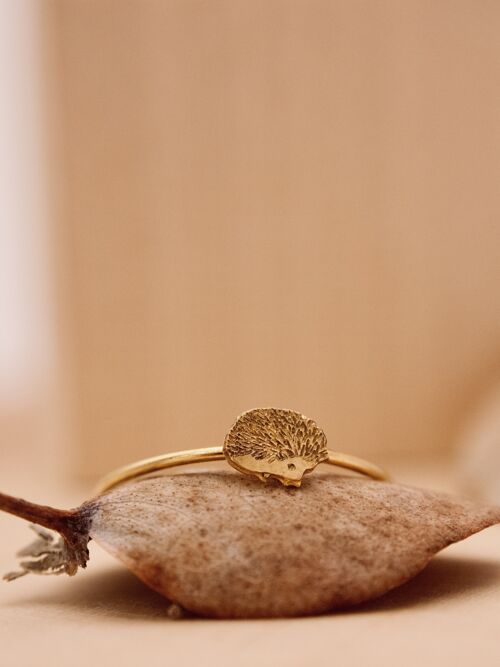 Bague Hérisson x Atelier Mouti