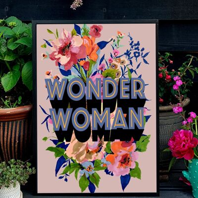 Gras Wonder Woman Giclée Print
