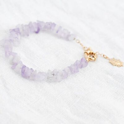 Amethyst Halbedelstein Armband