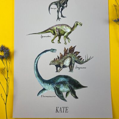 Stampa A2 KATE DINO