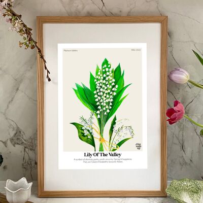 Die Sprache der Blumen Maiglöckchen Giclée-Druck