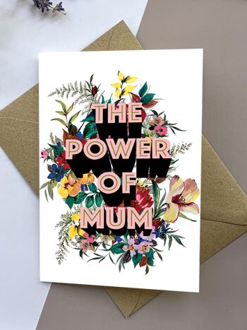Carte Fête des Mères Le pouvoir de maman