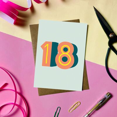 POP 18 Age Card