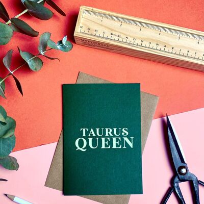 Taurus Queen Card