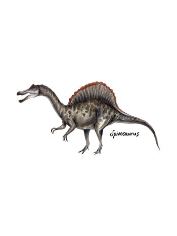 Brachiosaurus & Pals Giclée Print 3