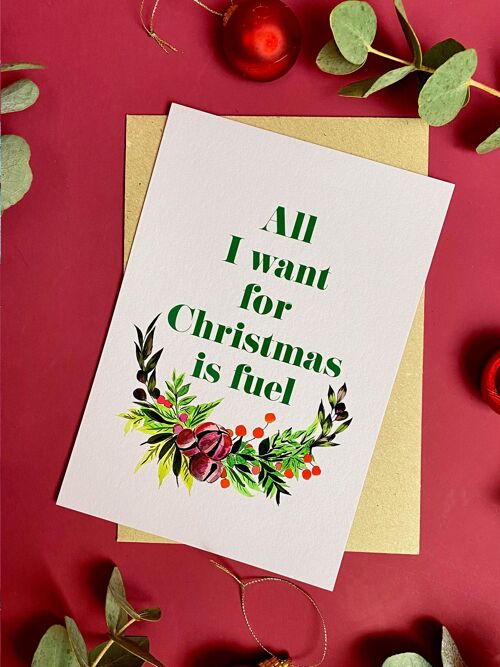 Fuel Christmas Card