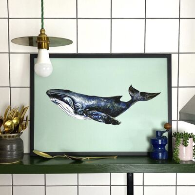 Whale Giclée Print