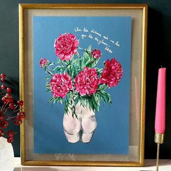 Pivoines dans Bum Vase Winter Edition Giclée Print 5