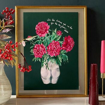 Pivoines dans Bum Vase Winter Edition Giclée Print 2